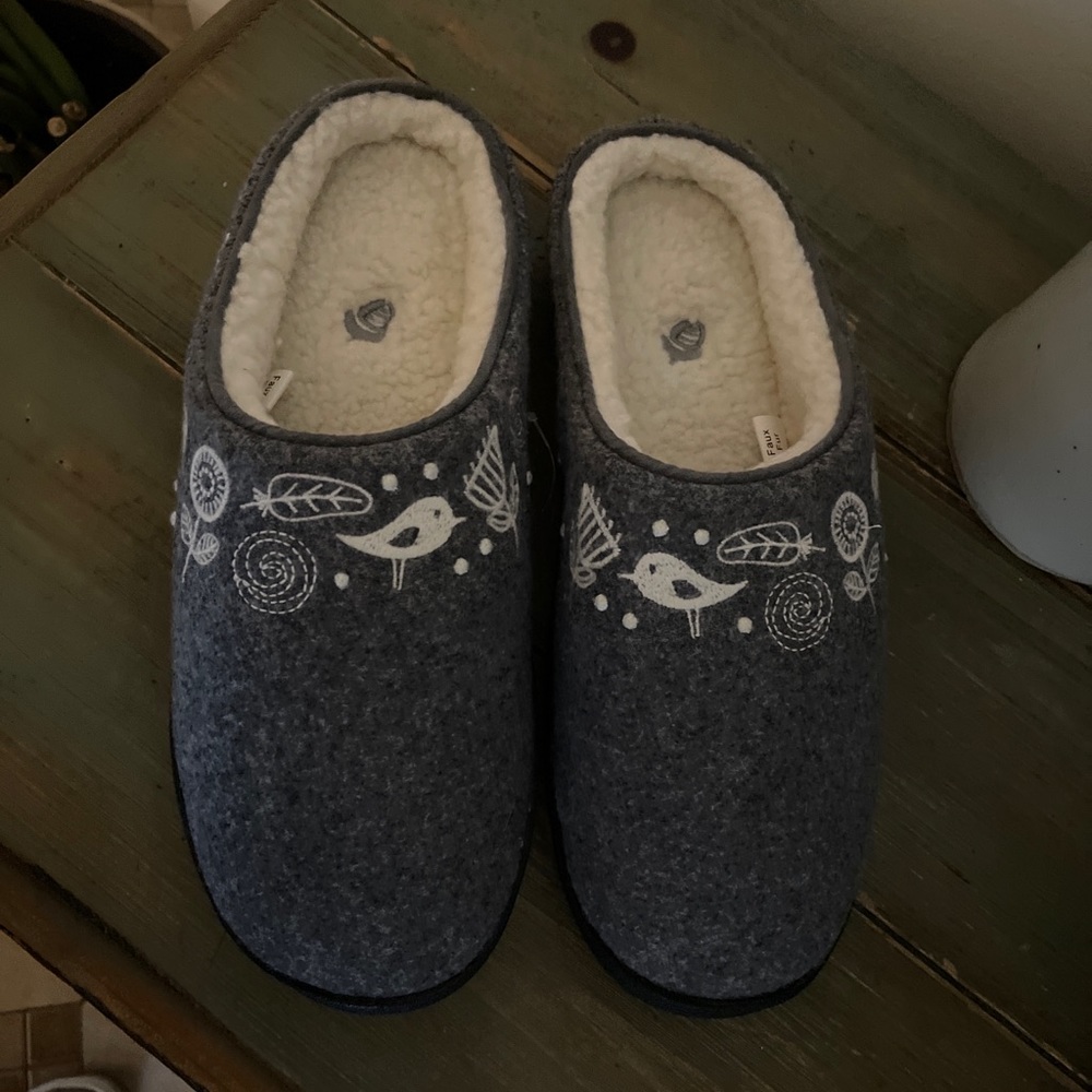 Acorn Womens Gray Talara Slippers Size 6.5 / 7 - Picture 3 of 8